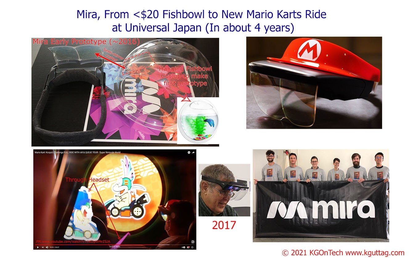 Mira, From <$20 Fishbowl To New Mario Kart Ride at Universal Japan (In About 4 years)