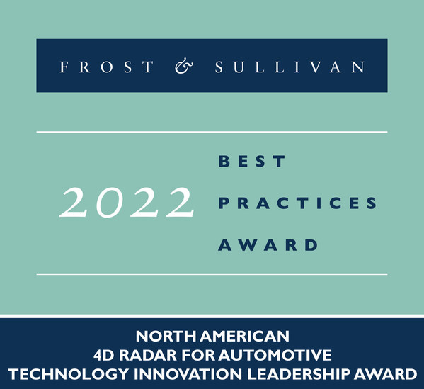 Spartan Radar Applauded by Frost & Sullivan for Delivering Highly Innovative 4D Radar Solutions to the Automotive Industry